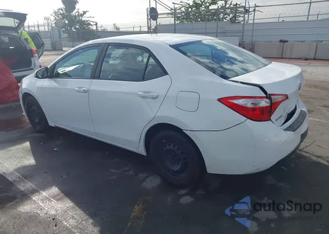 2016 Toyota Corolla L из США, поврежденный, VIN 5YFBURHE0GP386940